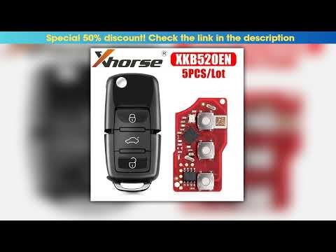 Xhorse XKB520EN 2nd Generation Wire Remote Key B5 Type Supports Wireless Programming 5pcslot Trend