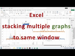 how to manually stack multiple charts in excel #excel #exceltips #excelcharts #exceltutorial