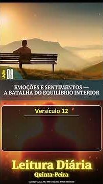 Leitura Diária (Quinta-Feira) - Lição 8