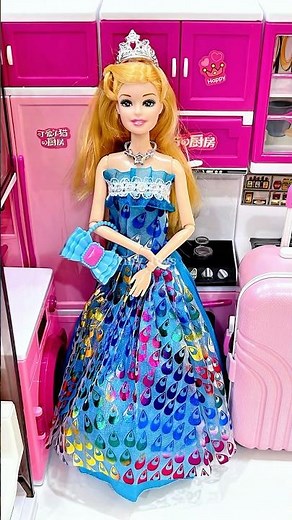 Satisfying With Unboxing Mianiature Barbie Suitcase Set Toys ✨💖 | ASMR Video #Ep11