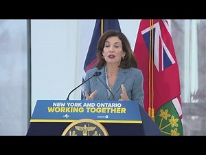 Governor Hochul, Premier Doug Ford Press Conference