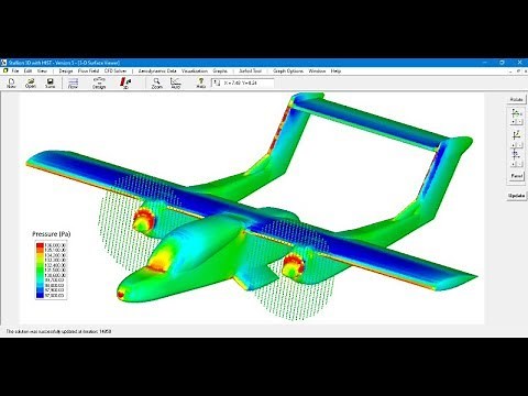 How to analyze an aircraft using computational fluid dynamics (CFD Software)