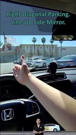 How to Do Right Diagonal Parking | Driving Tips