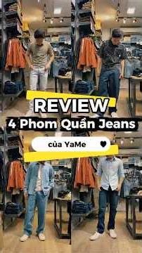 Mặc thử 4 phom Jeans đen YaMe: Đâu là "chân ái" giúp anh em tôn dáng cực đỉnh?