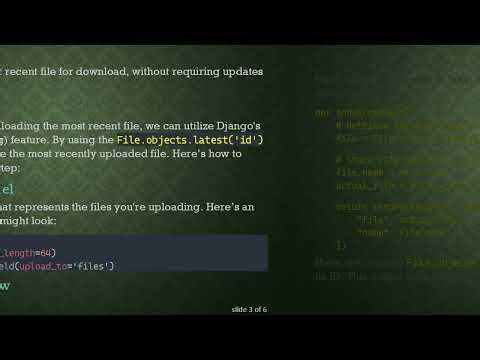 Download the Most Recent Uploaded File from Django Admin with Ease