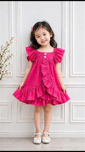 Amazing ruffle top cutting and stitching #foryou #fypシ #shortsfeed #trendingshorts#frock #dress#sew