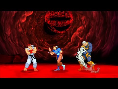 Marvel VS Capcom 2 - Ryu/Chun-Li/Cable - Expert Difficulty Playthrough