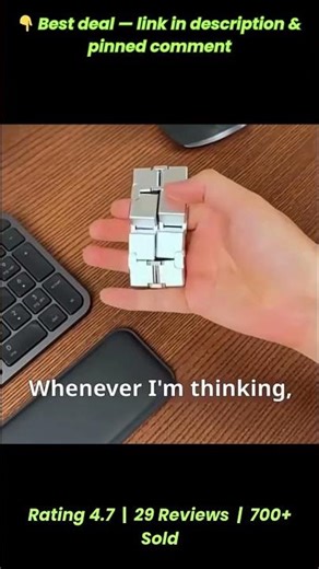 Infinity Cube Fidget Toy 🔄 Stress Relief Anywhere