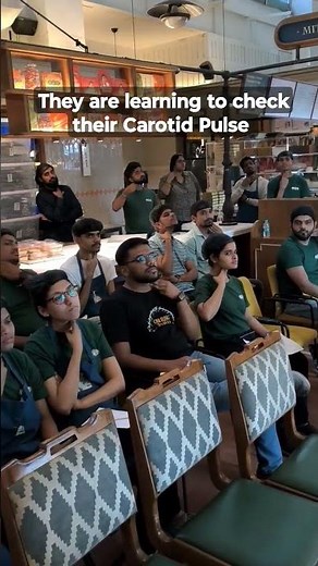 how to check pulse on neck?? #firstaid #shortsfeed #shorts #shortsvideo