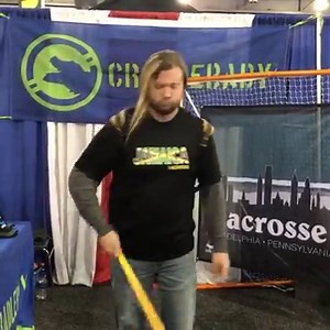 How good are your stick skills? Practice with your #Cradlebaby. The perfect gift for every lacrosse player on your list. #stickskills #lacrosse | CRADLEBABY