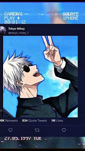 : "Why is Gojo so Cute? 🌀💙 | Jujutsu Kaisen Edit 💖✨"#viralshorts#treanding #gojosatoru