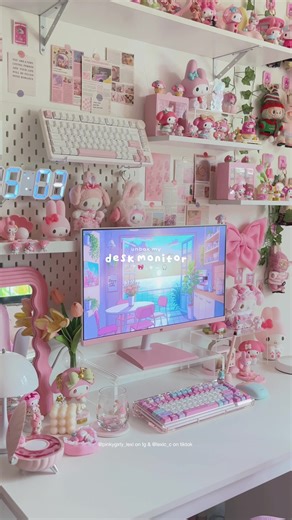 Upgrade Your Desk Setup with a Dreamy Pink Monitor