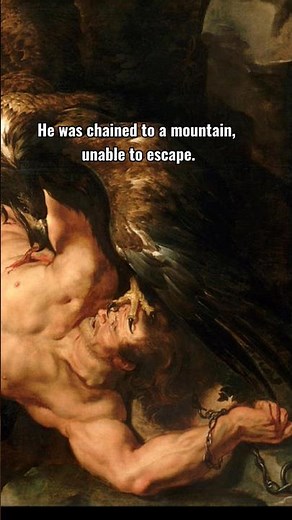 The Forgotten Titan Who Gave Fire to Humanity.....................Prometheus # #history #art