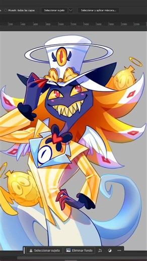 Love Sirpentious Angel form, the white color really suits him. #sirpentious #hazbinhotel