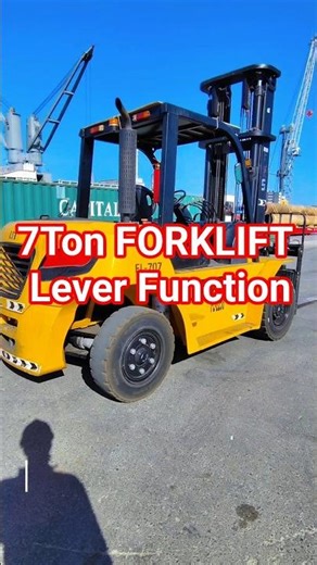 7 Ton Forklift ke 4 Lever ka Full Function 😱 #shorts #shortsfeed