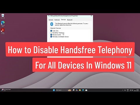Disable Handsfree Telephony for All Devices in Windows 11 | Fix Bad Bluetooth Audio Permanently