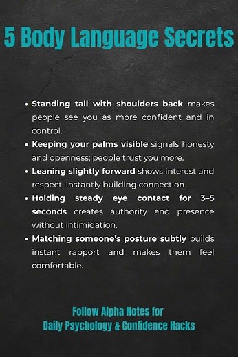 5 Powerful Body Language Secrets You Must Know