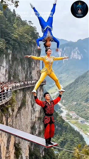 💃OMG! Most Dangerous Circus Stunt Ever 😱 #CircusMagic #Circus film #trending Circus #shorts #reels