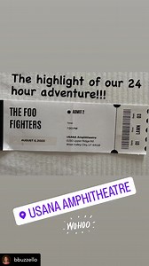 Foo Fighters Ticket08/08/23 Usana Amphitheater Salt Lake City UT | Foozie's Foo Fighters News