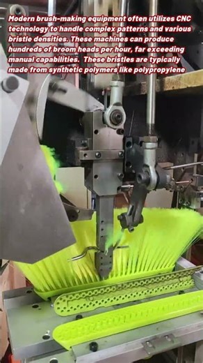 The High Speed Broom Making Machine