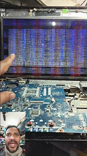 Laptop Display graphics Problem #repair #fixing #repairshorts #laptop #fix #laptoprepair #gaming