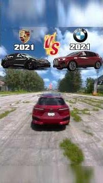 BMW iX xDrive50 vs Porsche Taycan Cross Turismo #shorts #forzahorizon5