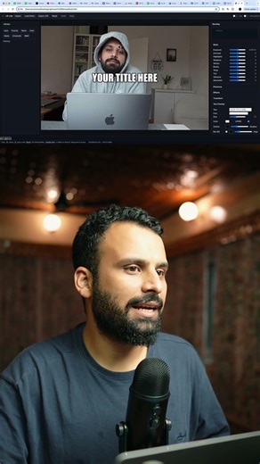 Built a Lightroom style app with AI in seconds. Added thumbnail text with one prompt.#ai #chatgpt