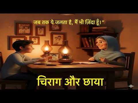 Chirag Aur Chhaya 💡 | Emotional Hindi Cartoon Story | Maa Ki Roshni Wali Kahani 🌙 | #akhilvideo