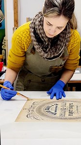 Paper-backing an antique advertisement for Colgate soap 🧼 | Fourth Cone Restoration