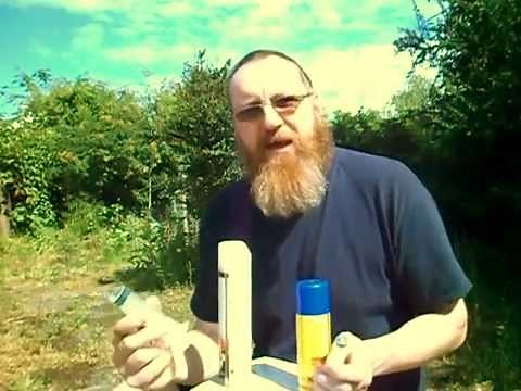 How to refill an aerosol air freshener with essential oils.