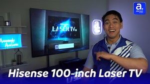 The bigger, the better! Bring home the cinema with the Hisense Laser TV. Using cutting-edge laser projection technology, everything on its 100-inch screen comes to life! We got our hands on one and we're excited to showcase it to you. 🤯📺 🛒 Shop safely online: https://bit.ly/3HvtQoI The Hisense 100-inch Laser TV comes with awesome FREEBIES*: - Free Delivery (within Metro Manila) - Free Installation and Setup (Site survey is available for free upon request) - Free Hisense RD-32WR2S 8.9 cu.ft 2-