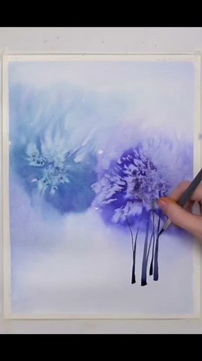 Learn how to use salt when painting