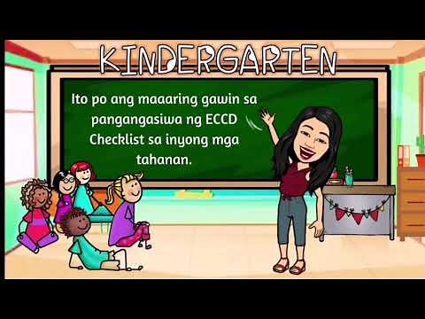 ECCD Checklist Administration For Kindergarten