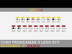 Como programar no Lego EV3 #3 - Blocos de Sensor e Dados (lógica)