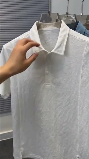 Man Studio Aurelian Mist Linen Polo | Luxury Minimal Smart Casual Menswear
