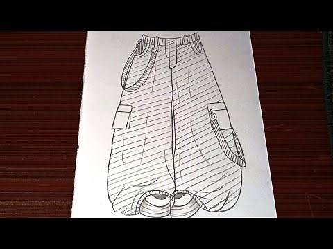 How to draw baggy jeans | how to draw pants | easy drawing tutorial | cool and easy drawing
