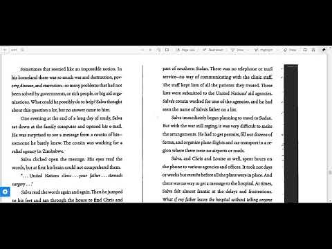 A Long Walk to Water Ch. 16 (Read-Aloud w/ Text)