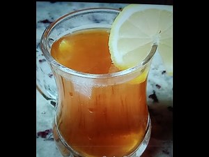 Hot Lemon Tea - 2 Minutes - Best Choice For Rainy and Cold Days