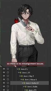 Arm Toggle 🥀 Live2d Vtuber Breakdown ‪@KyrioCifer‬