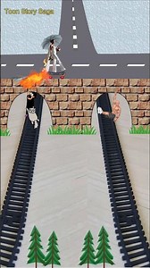 Railway Cross Cartoon Story | Centy Train | Centy Train Track | Parallel Track