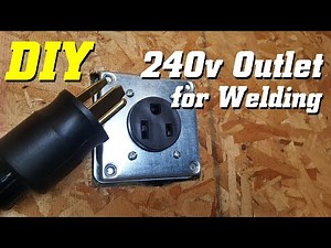 DIY - Wiring a new 240v outlet for welder.