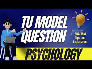 Psychology Model Solution | TU 2081 | BBA 5th & BBM 4th | Sorry Gurudev