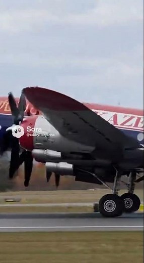 KAZE airways's Lockheed Super Constellation with special Japan history months livery landing