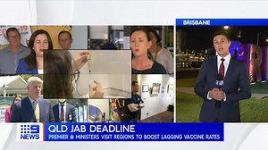 3.5K views · 70 reactions | The deadline is looming tonight for Queenslanders to get vaccinated before borders open in December. #9News | Nightly at 6pm | 9 News Queensland | Facebook
