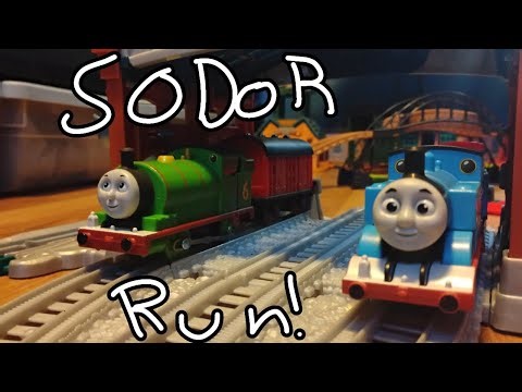 Trackmaster ‪@thomasandfriends‬ trains running on track layout for 3 and 1/2 minutes straight :)
