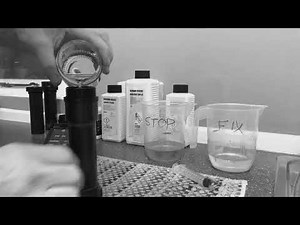 Developing 4x5 Black & White Film in DIY Tubes