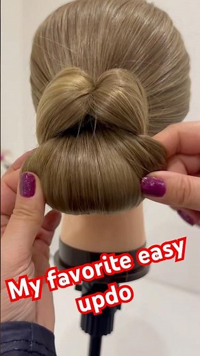 Beginner Updo Hair Tutorial! Medium & Long Hair Updo #hairstyle #hairshorts #hair #updohairstyle