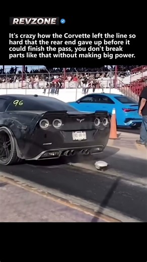 So much torque the rear end twisted right off the line 😤😎 #corvette #shorts