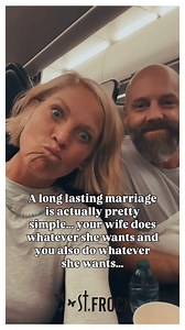 Can't even argue with this one? What's the secret to happy marriage? (via alyssas_favorites on IG) #stfrock #viral #memes #funny | St Frock