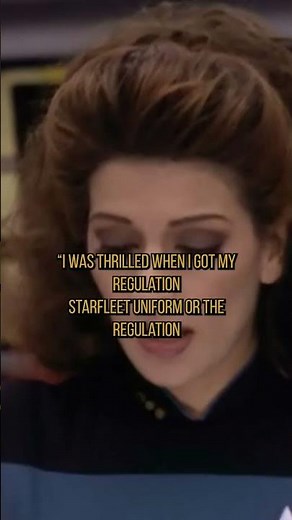 Star Trek: TNG, Marina Sirtis loved her official uniform